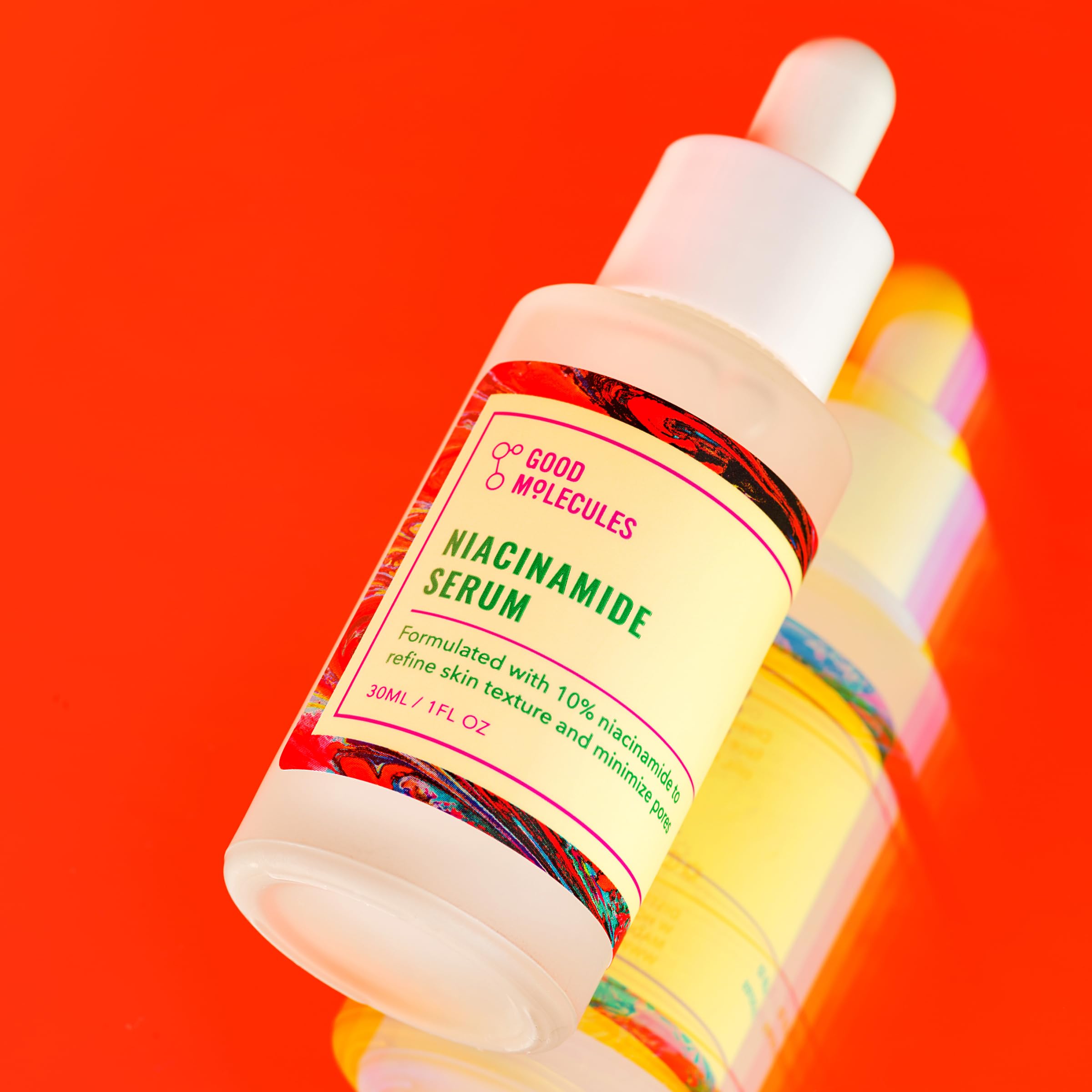 Good Molecules Niacinamide Serum - 10% Niacinamide to Target Acne, Nourishment, and Skin Tone - Ultra Hydrating Serum and Brightening Skin Care for Face