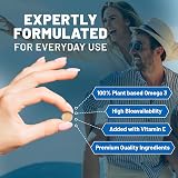 Prowise Vegan Omega-3 DHA Softgels 60ct with Vitamin E 400mg DHA view 4