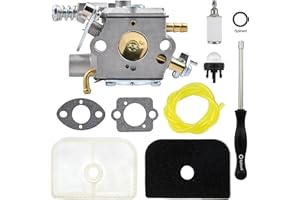 NIMTEK 584901401 Carburetor with Air Filter Tune-up Kits Fits Husqvarna 525L 525LS 525LST 525ES 325HE3 325HE4 525RXT