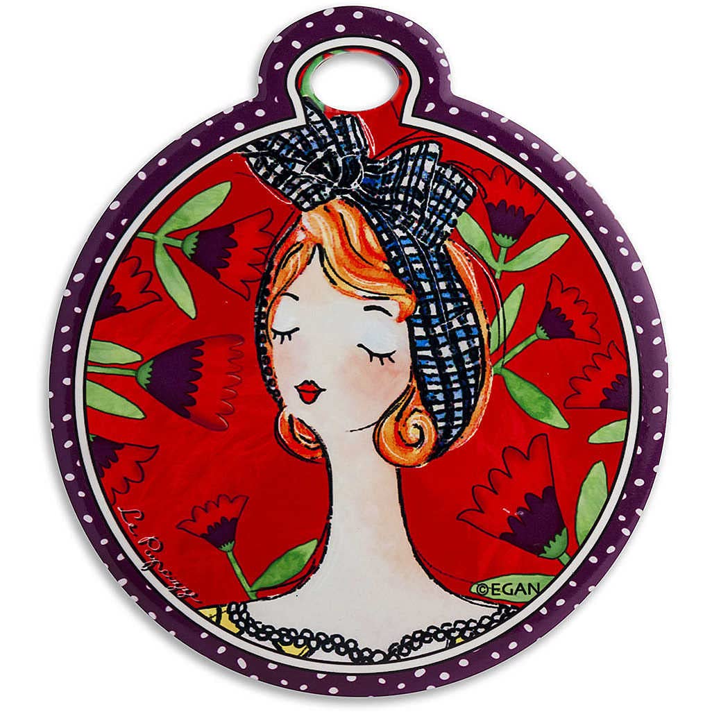 Egan Trivet Le Pupazze Red 16X18