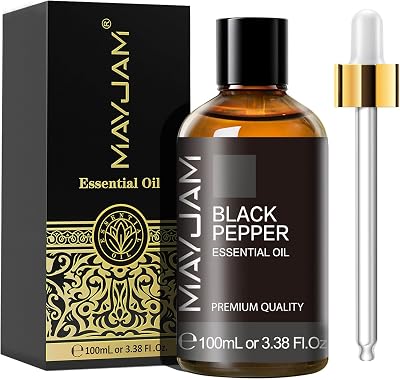 MAYJAM Black Pepper Essential Oils 100ML for Diffuser Humidifier