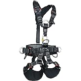 SOB Full Body Climbing Harness Can Be Inverted Thicken Widen Protect Waist Safety Harness Tree Work Rock Climbing Mountaineering Rescuing Work at Height
