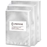 Potane Vacuum Sealer Bags, Precut 150 Gallon 11x16, Quart 8x12, Pint 6x10, Smell-Proof, Puncture Prevention and Heavy duty. Commercial Grade