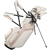 Wilson Women's Right Hand Aurora Complete Golf Set with Stand + Cart Bag