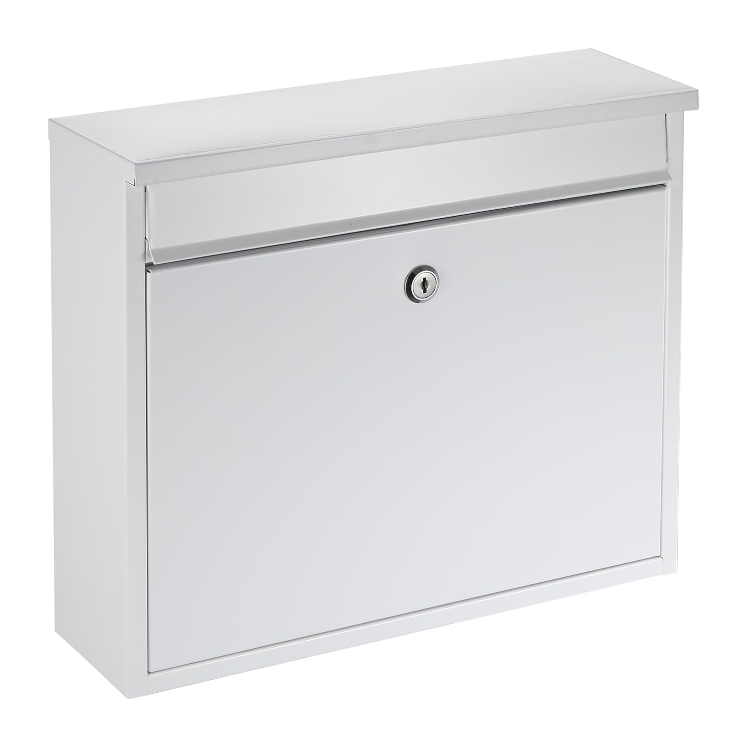 HARIMA Outdoor Letterbox with Fitting Kit Wallmounted Steel Post Box