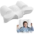 AM AEROMAX Adjustable Memory Foam Back Sleep Training Pillow for Keep Head Straight Wrinkle Prevention - Beauty Pillow for Anti Wrinkle & Anti Aging.