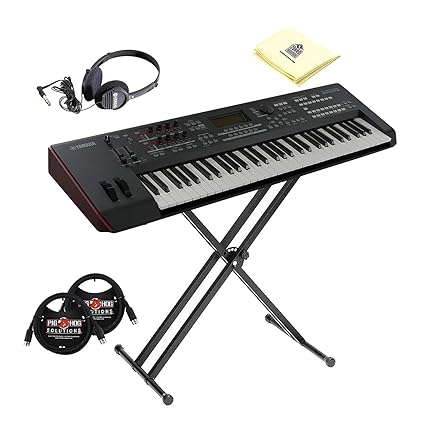 Amazon Com Yamaha Moxf6 Semi Weighted 61 Keys Keyboard Synthesizer