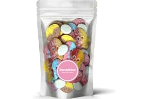SCANDYLICIOUS Bubs Swedish Candy Mix – Skulls Ovals 1 LB of Fizzy, Fruity, Sweet & Sour Scandinavian Treats