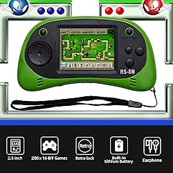 Kids Handheld Portable Video Game Player with 200