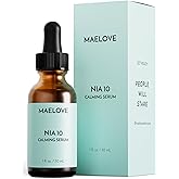 MAELOVE NIA 10 Niacinamide Serum, Calming Face Serum for Strengthening Skin Barrier, Hydration & Pore Refinement, Suitable for Sensitive, Dry, Acne-Prone Skin, Vegan, Cruelty-Free, USA Made