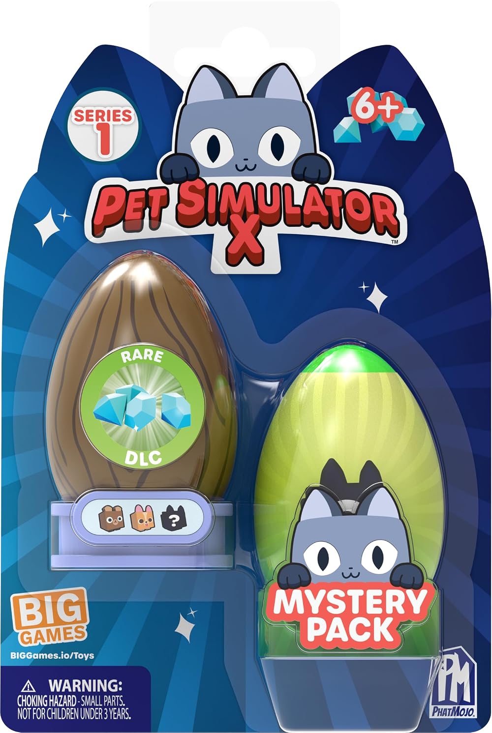 Pet Simulator X Mystery Pets 2 Pack Series 1 Collectible Toy with DLC Code