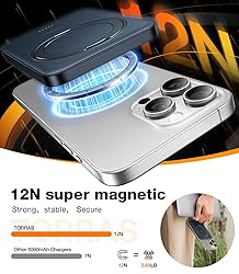 TORRAS 5,000mAh Magnetic Compact Portable Charger