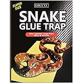 4 Pack 10" x 16" Large Snake Glue Traps with Enhanced Stickiness, Snake Rat Sticky Pad Board for House Indoor Outdoor, Sticky Glue Traps for Snakes, Mice, Rats, Easy to Set