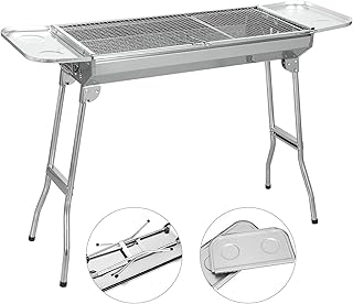 Sunjas Holzkohlegrill Grillwagen Holzkohle Grill Standgrill Barbecue Kohlegrill NEU BBQ