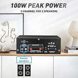 Daakro AK45 Pro Home Audio Amplifier Receivers with