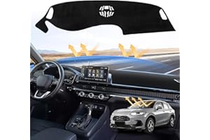 Sunsdrew Dash Cover for 2025 2024 2023 Honda HR-V Dashboard Cover Mat for HR-V Accessories Sunshade Nonslip Mesh Protector No Glare HRV Protector Sunshield Black Trim
