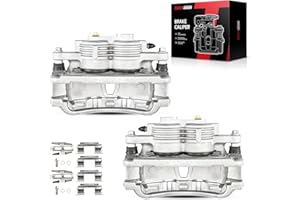 Torchbeam Front Brake Calipers Set for Ford Mustang 1999-2002, Front Left and Front Right Calipers with Bracket Replace # 18B4723+18B4722