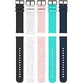 TenCloud Smartwatch Accessories Compatible with iTech Fusion 2 /2S / 2R Watch Bands, 20mm Silicone Watch Band Quick Release for Women Men-Straps 5 Pack