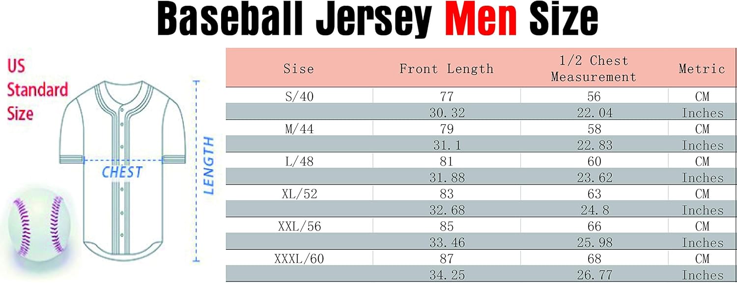 Bad Boy Baseball Jersey, 10 Clothing for Men, 90s Hip Hop Sports Shirts Black White Red Yellow Stripe Size S-XXXL: Clothing