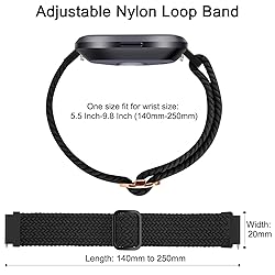 Tobfit Elastic Bands Compatible with Fitbit Versa 2