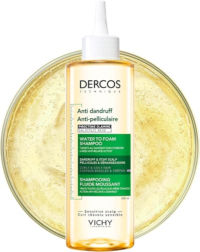 Vichy Dercos Anti-Dandruff Water to Foam Shampoo 200ml with Salicylic Acid