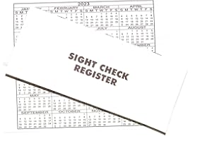 WINGS CRAFT & FUNDRAISING SUPPLY Oversize Jumbo Large Print Transaction Registers Low Vision Sight Registers