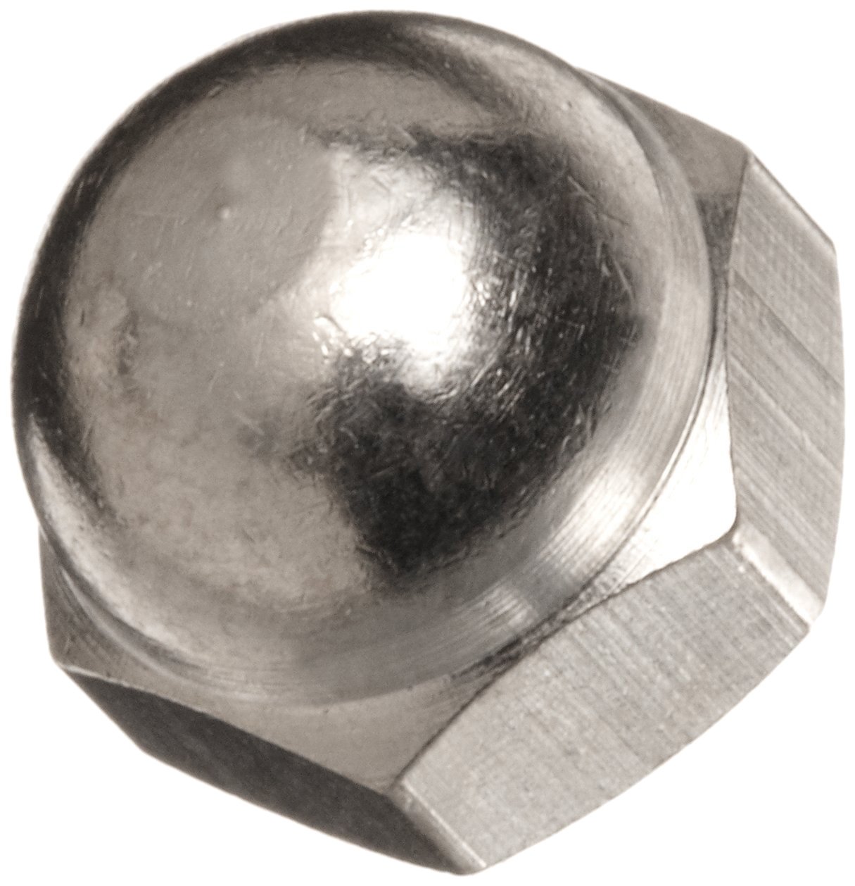 Brass Acorn Nut Nickel Plated Finish Grade 5 Right Hand Threads Class