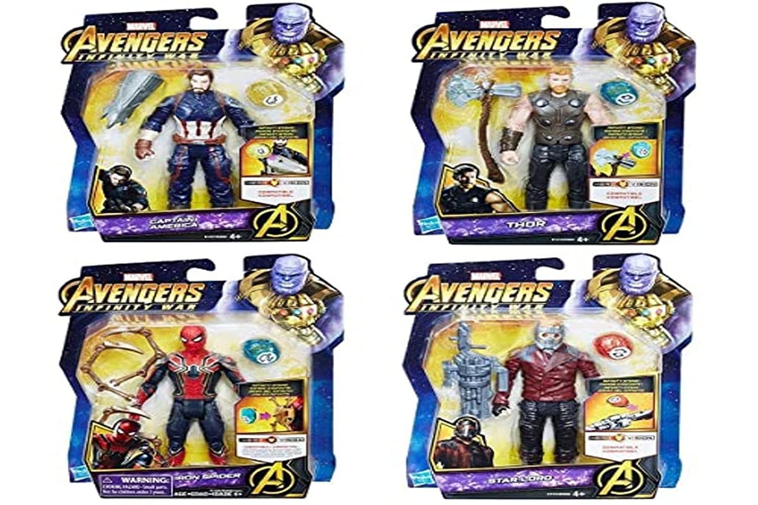 Marvel Avengers E0605EU4 Figure with Gem and Accessory, assorted models