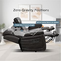 Consofa Zero Gravity Power Reclining Sofa with