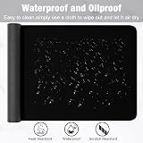 Hsurbtra 48 x 17 Desk Pad PU Leather Non-Slip Waterproof Mouse Mat XXXL view 5