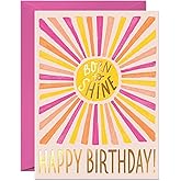 Sweetzer & Orange Birthday Card with Envelope, 5x7, Single Fun Happy Birthday Card for Men, Women, Friends & Family – Message Written Inside - Unique Individual Cardstock & Keepsake Gift