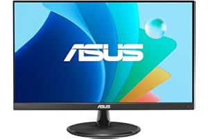 ASUS 22” 1080P Eye Care Monitor (VP227HF) - (21.45-inch viewable), Full HD, 99% sRGB, Frameless, 100Hz, Adaptive-Sync, 1ms, HDMI, Low Blue Light, Flicker Free, VESA Wall Mountable, 3 yr Warranty