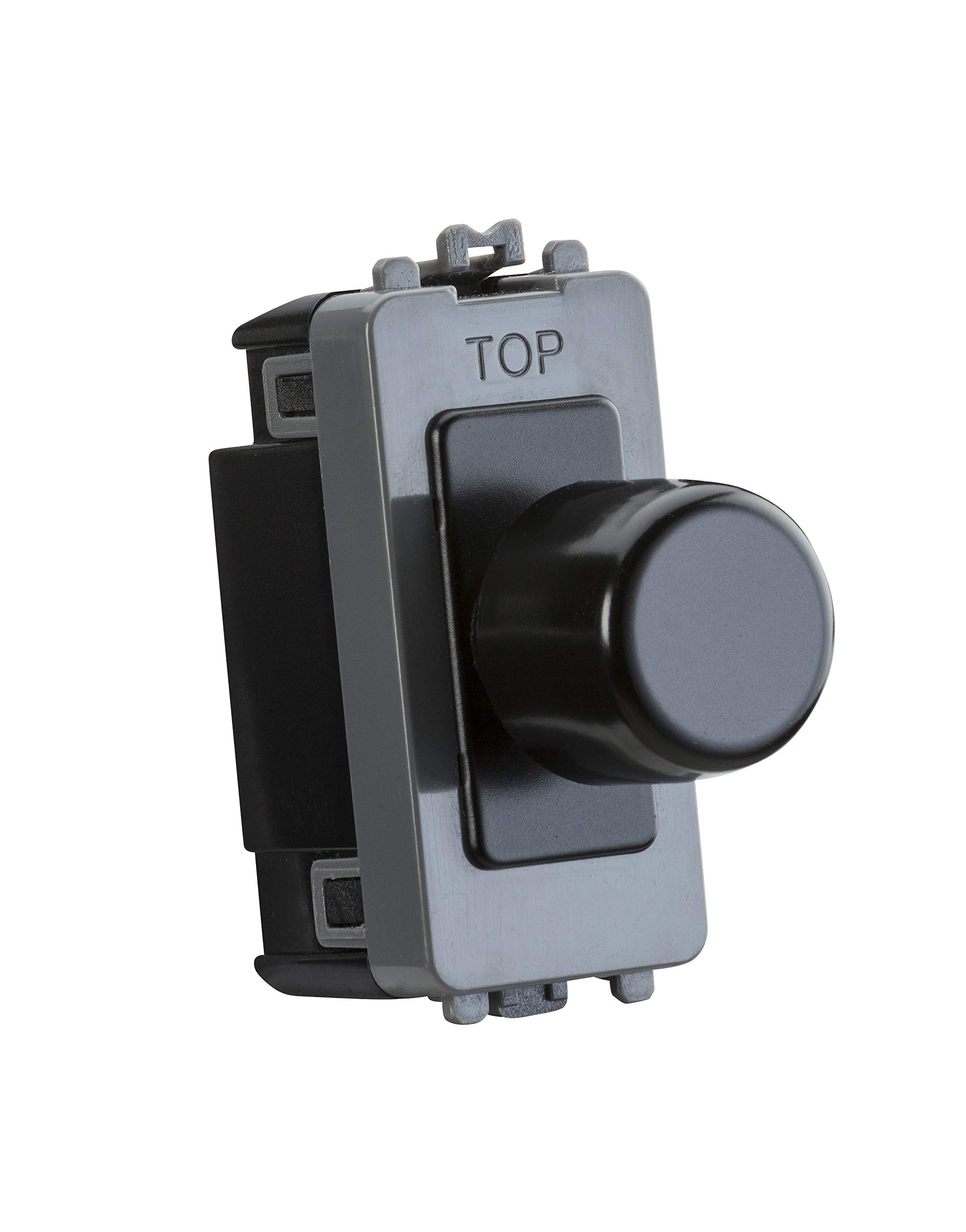 6A 1G 2-Way Dummy Dimmer Module - Matt Black — image 1