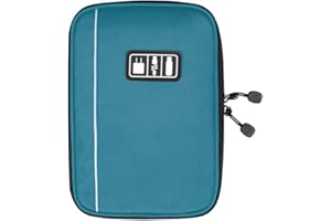 BAGSMART Travel Cable Organizer Electronic Accessories Case (Blue-2)