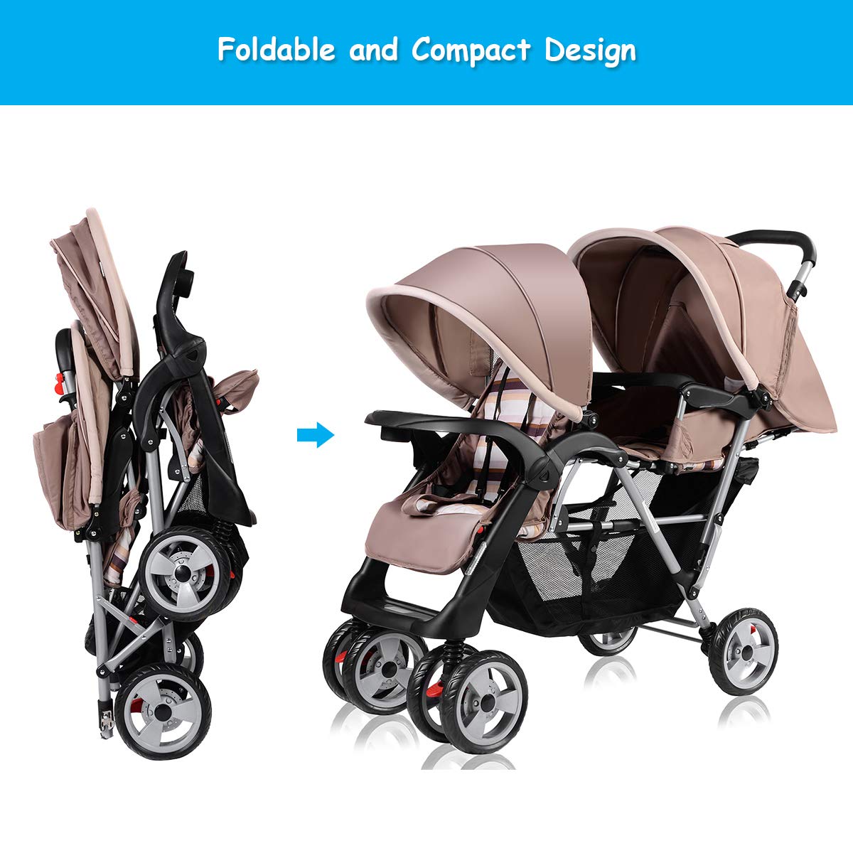 costzon double stroller