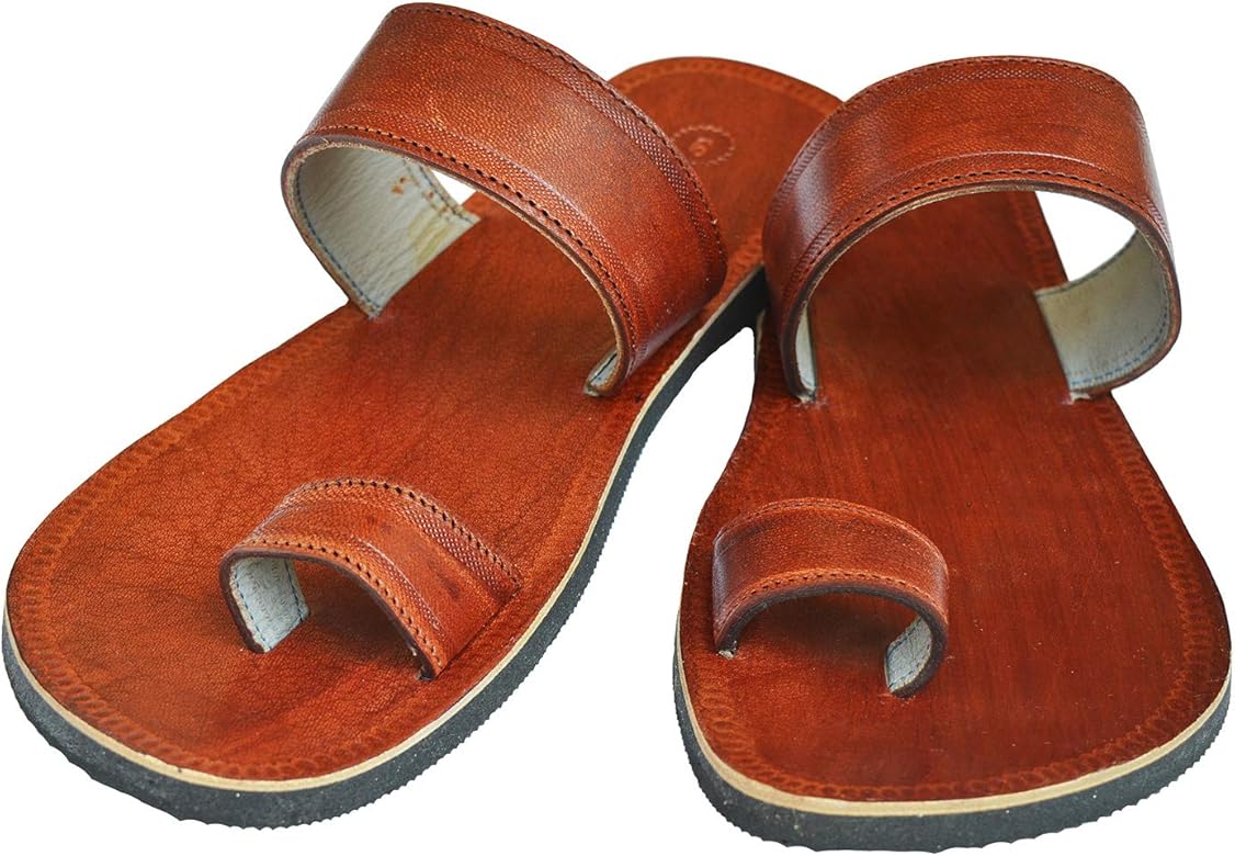hippie leather sandals