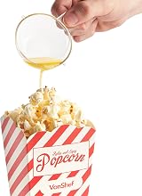 VonShef Popcorn Maker 1200W Air Popper One Touch Operation Black view 6