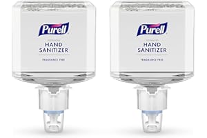 PURELL Advanced Hand Sanitizer Gentle & Free Foam, Fragrance Free, 1200 mL Refill for PURELL ES4 Manual Hand Sanitizer Dispenser (Pack of 2) - 5051-02