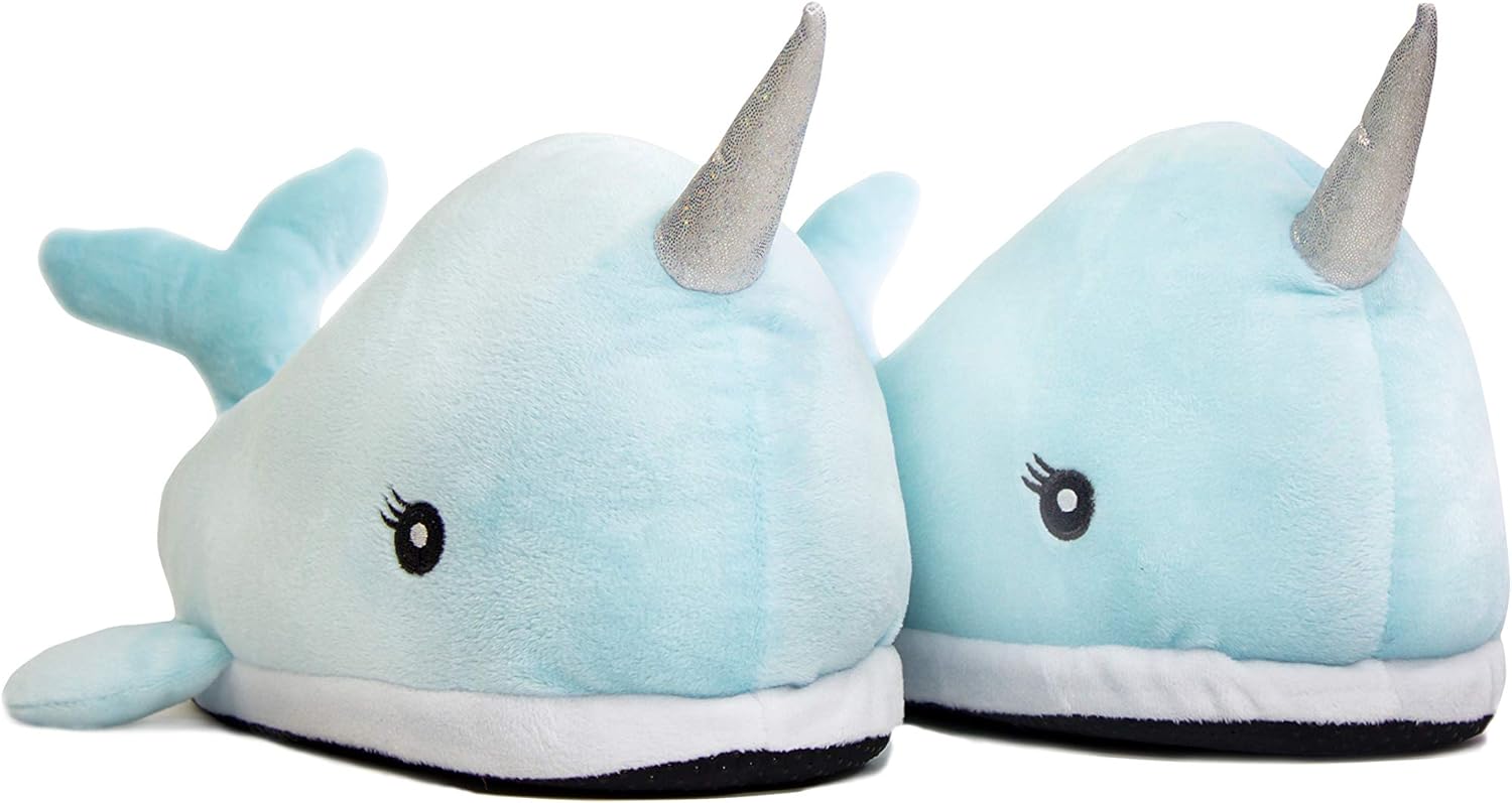 narwhal slippers