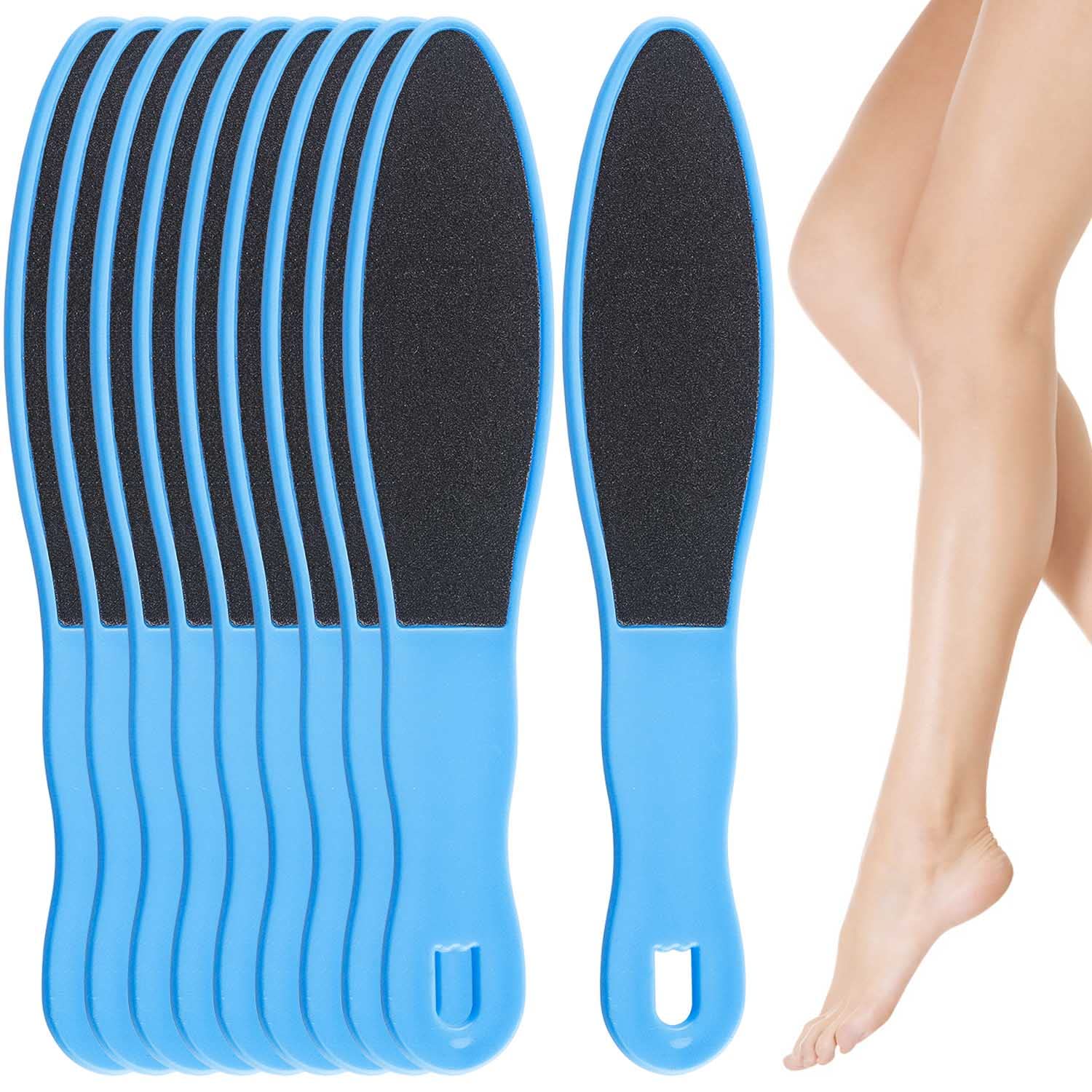 TYFYH Foot File 10 Pcs Double Sided Foot Files,Foot Scraper Hard Skin Remover Pedicure Foot Files Foot Exfoliator Effectively Feet Hard Skin Remover and Calluses,Reusable