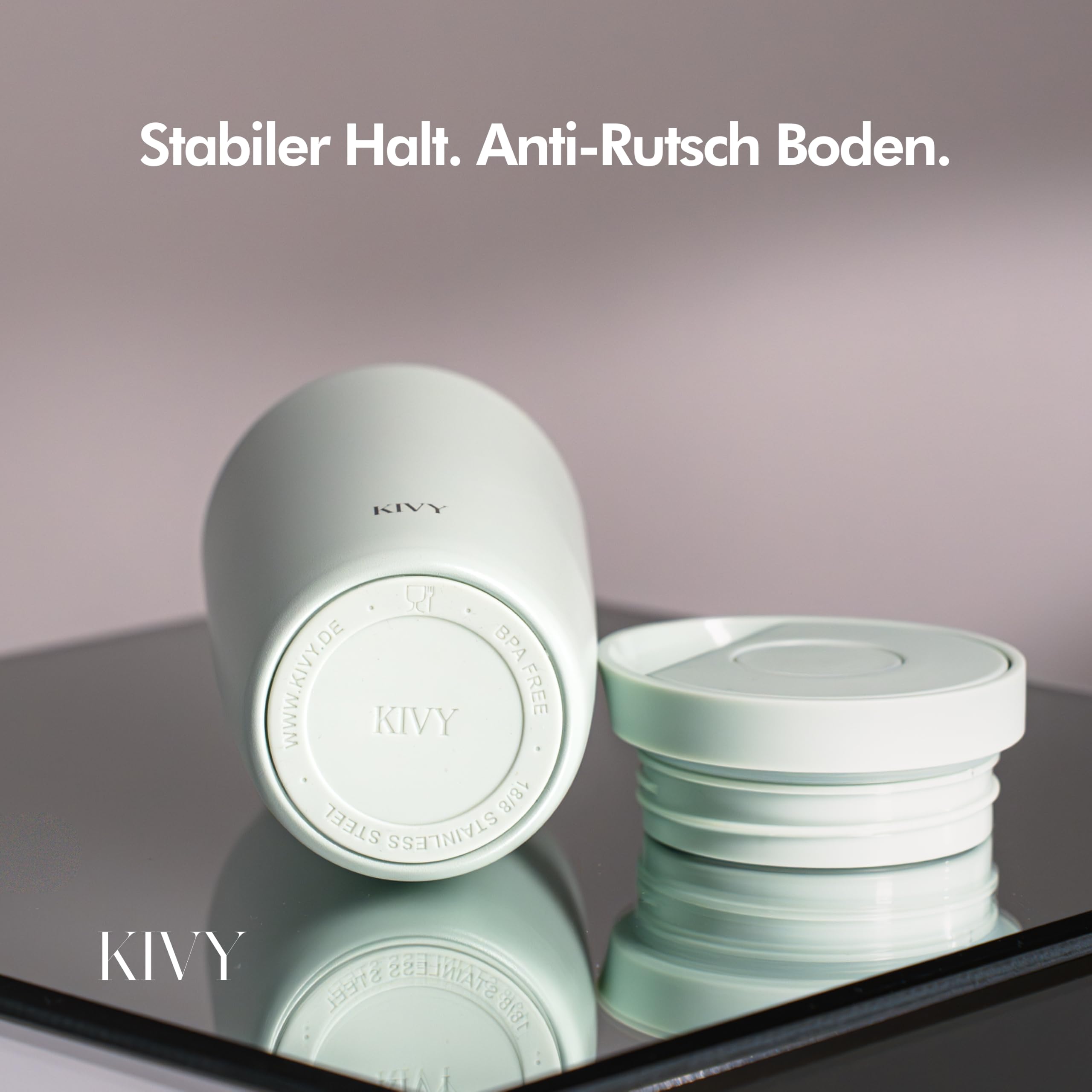 KIVY Thermobecher 350 ml - 6h Heiß | 24h Kalt - Spülmaschinenfest -BPA-Frei 9
