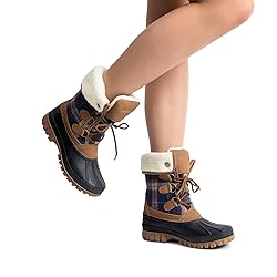 DREAM PAIRS Women's Winter Duck Boots Mid Calf Warm