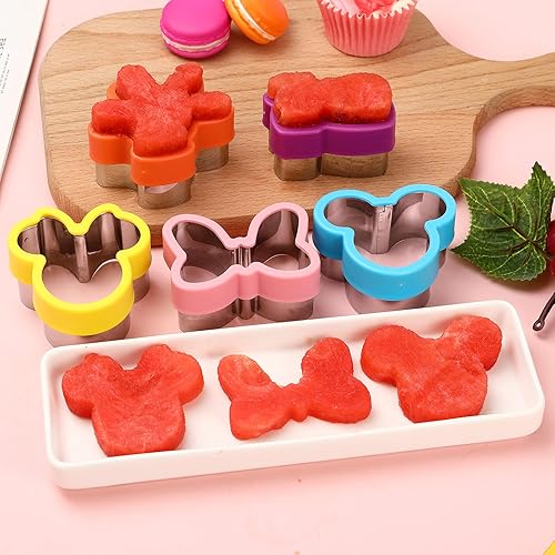 Cookie Cutter set, Head, Glove, Shoe, Bows Shapes Sandwich Cutters