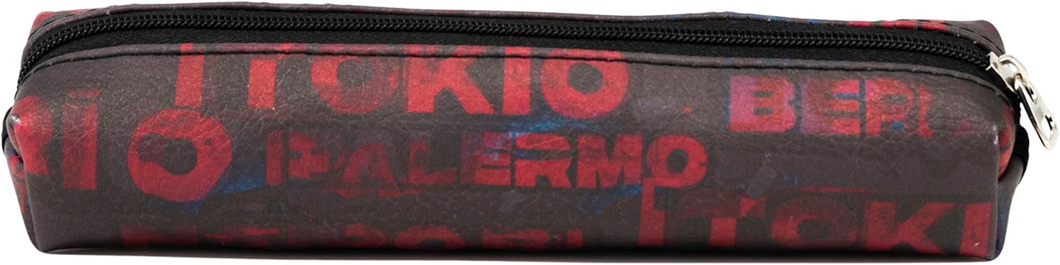 Money Heist Cities karactermania-Square Pencil case, Red - Image 4