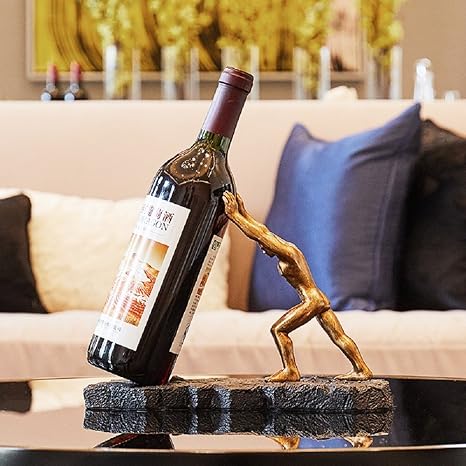 Amazon ワインホルダー ワインラック ホルダー ワイン ボトルホルダー スタンド シャンパン インテリア ディスプレイ 置物 シンプルなデザイン ワインラック ホルダー オンライン通販