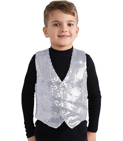 Amazon.com: Dress Up America Sequin Vest for Men and Women