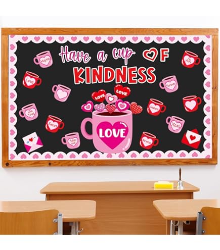 thumbnail image 2 of 36 Ft Valentine's Day Bulletin Board Border - Heart Pattern Classroom Decor 2 of 14