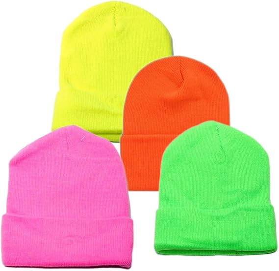 colorful beanie hats