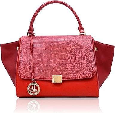 red croc handbag