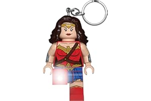 IQ LEGO DC Super Heroes Keychain Light - Wonder Woman - 3 Inch Tall Figure (KE117H)